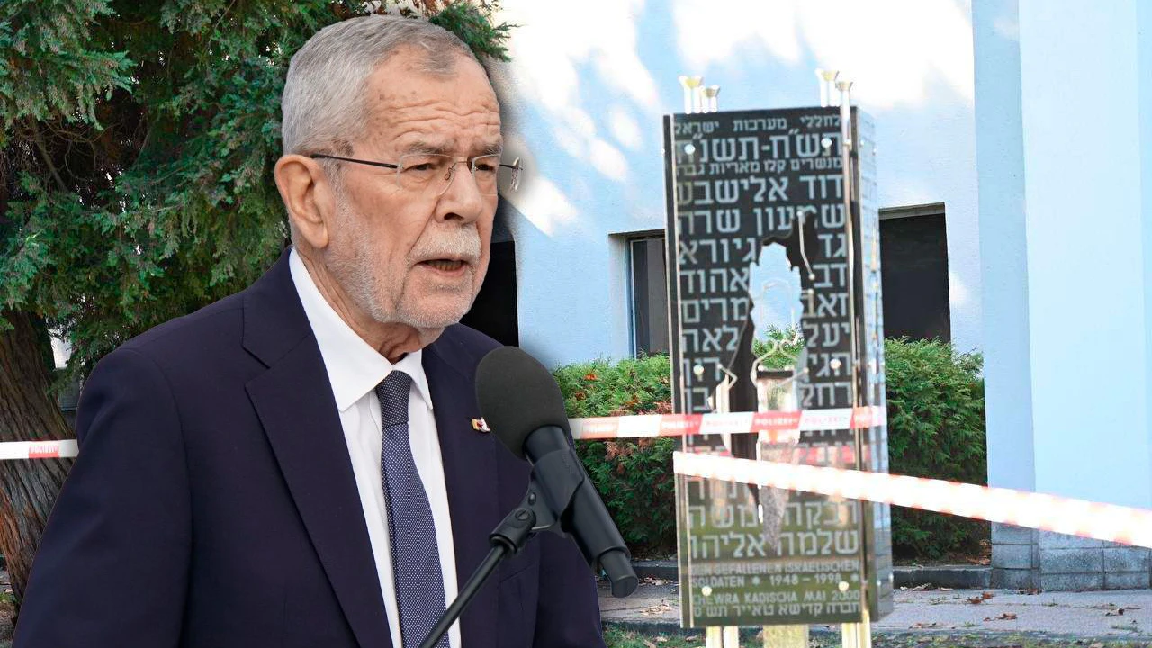 Bundespräsident Alexander Van der Bellen stellt klar: "Antisemitismus hat hier keinen Platz."
