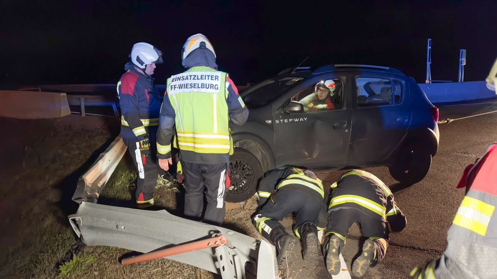 Als die Polizei die junge Frau anhalten wollte, gab sie Gas ... 