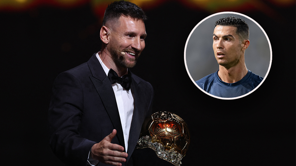 Cristiano Ronaldo stichelte gegen Preisverleihung an Lionel Messi.