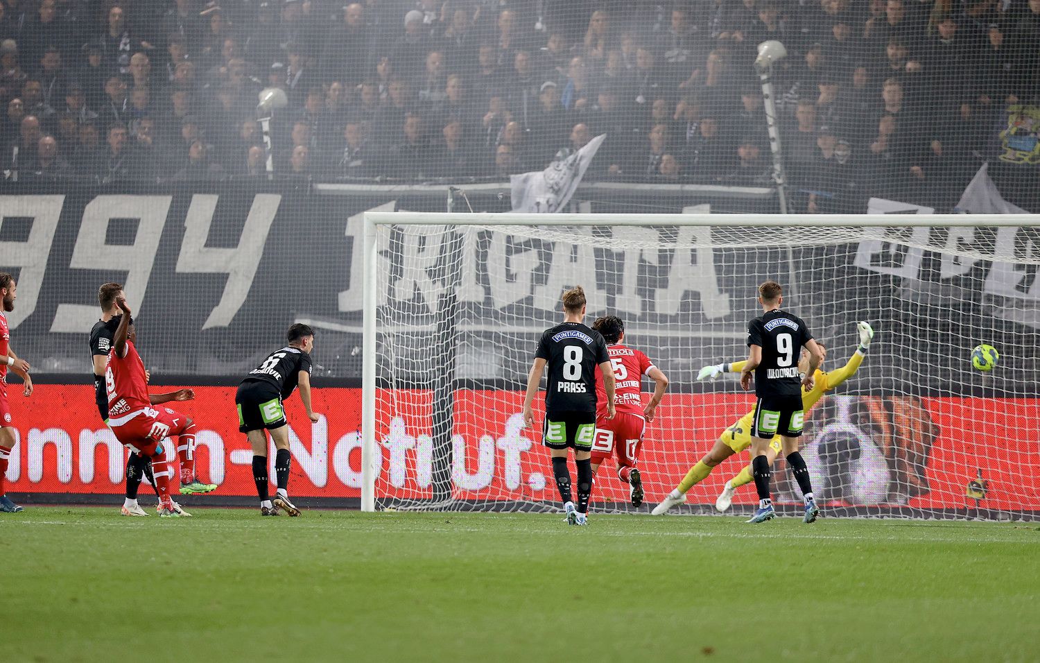 Der GAK trifft gegen Sturm.