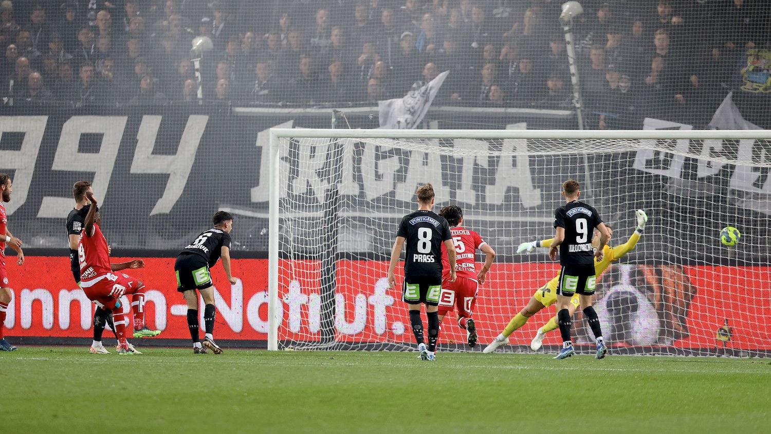 Der GAK trifft gegen Sturm.