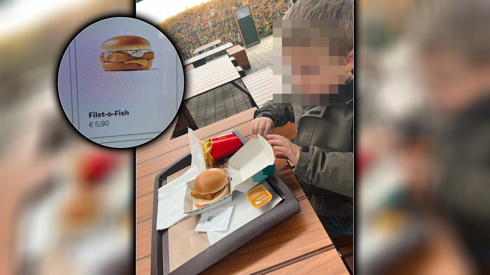 Fisch-Burger kostet in NÖ-Mäci schon fast 6 Euro