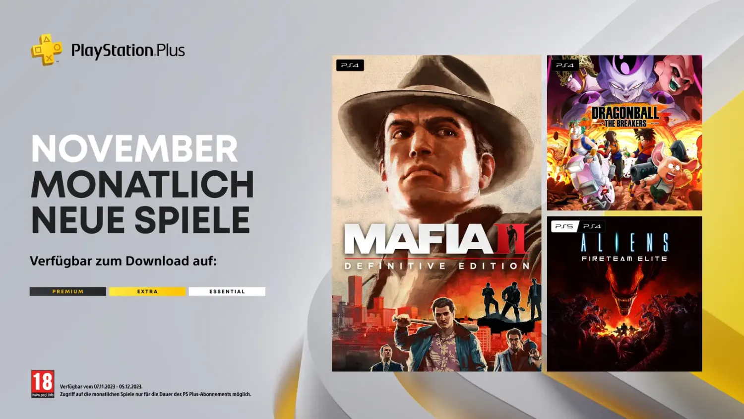 Die monatlichen PlayStation Plus-Titel im November für PS4 und PS5.