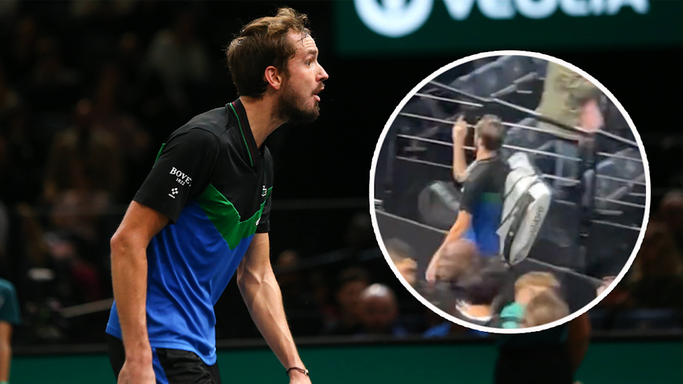 Daniil Medvedev machte sich in Paris keine Freunde.