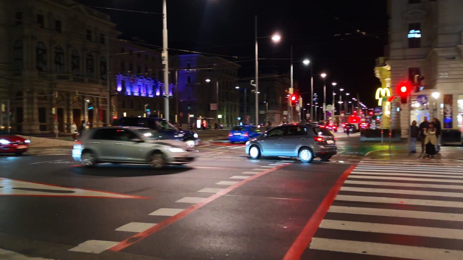 Touristin fährt als Geisterfahrer durch die Wiener City