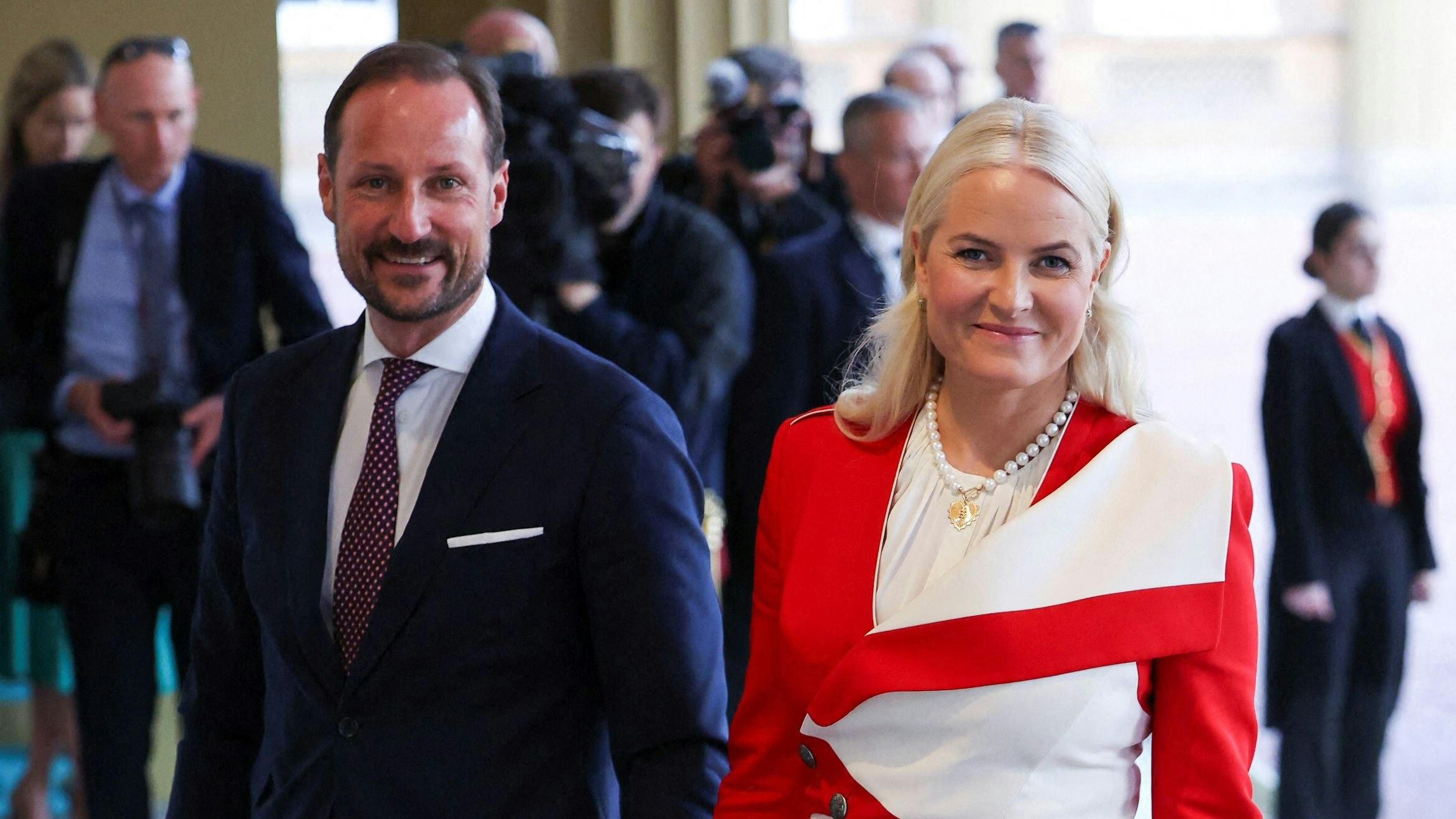 Prinz Haakon und Prinzessin Mette-Marit von Norwegen