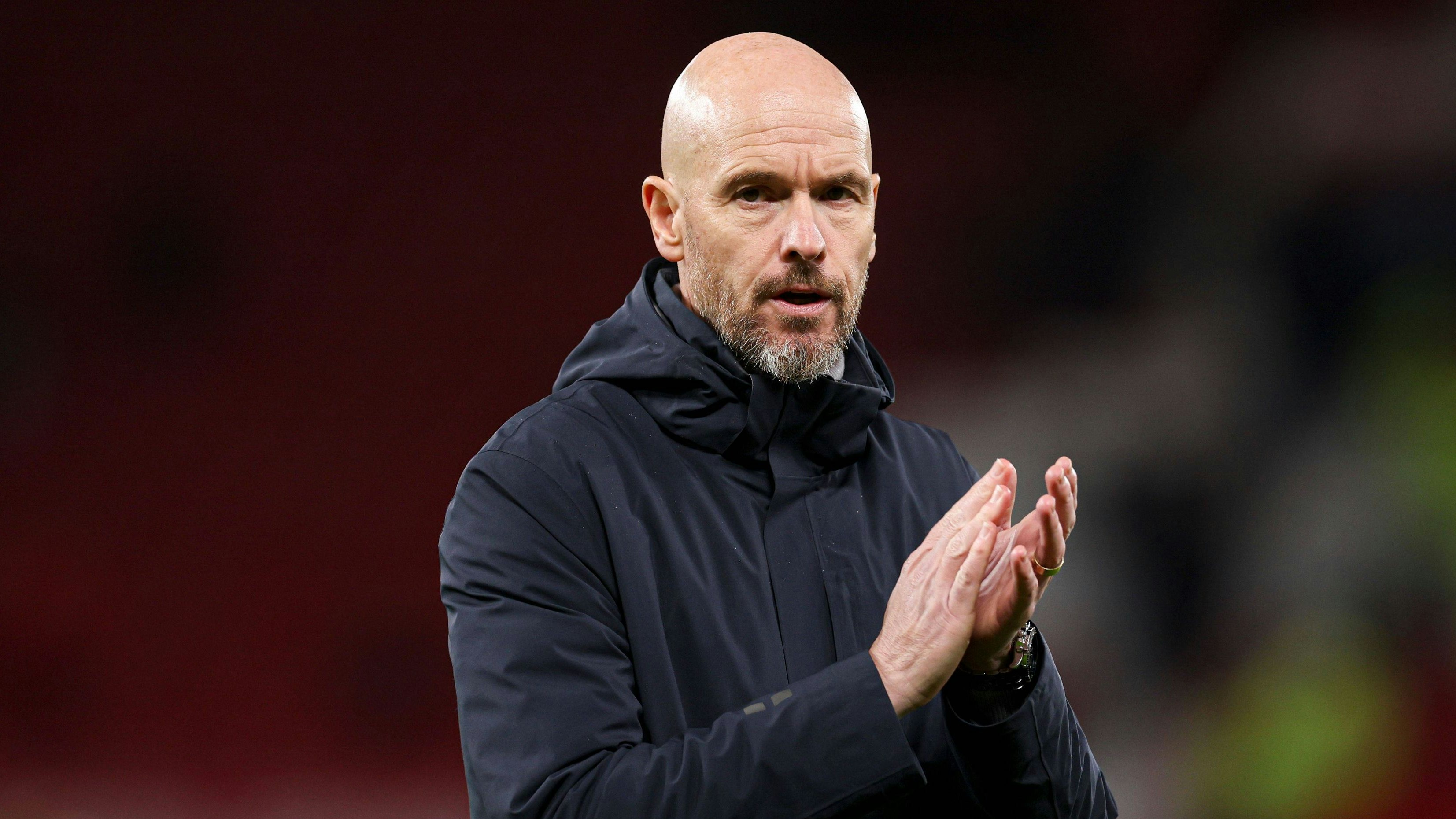 Manchester-United-Coach Erik ten Hag steht heftig in der Kritik. 