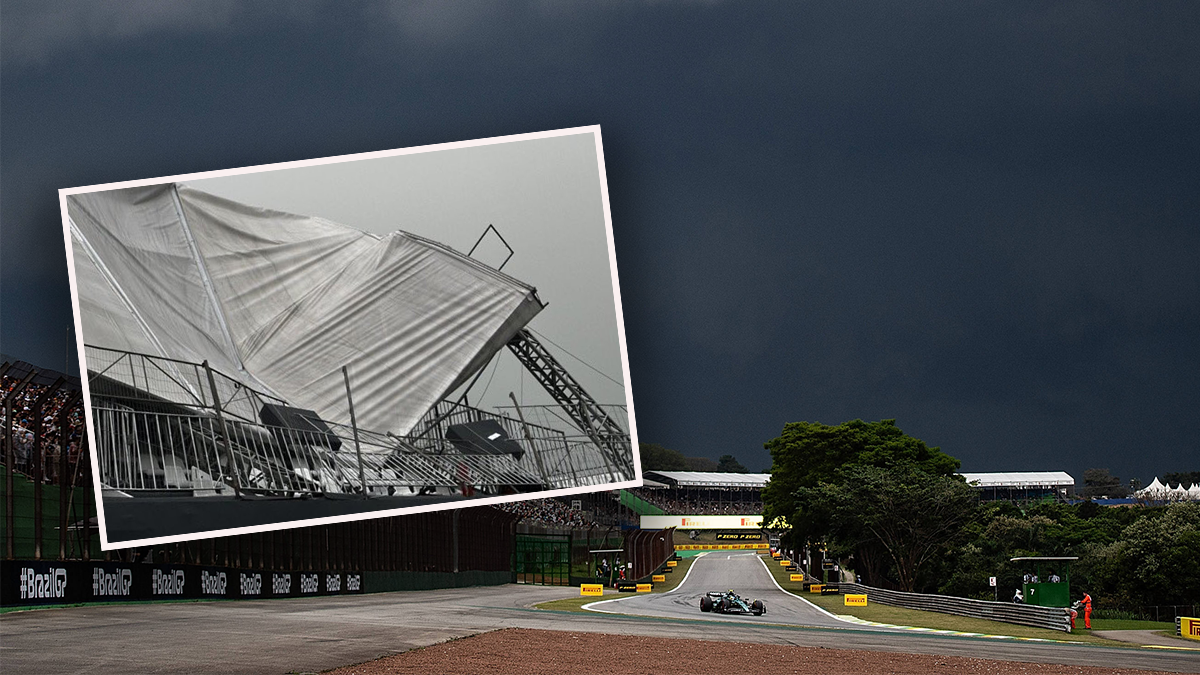 Ein Tribünendach in Sao Paulo ist eingestürzt. 