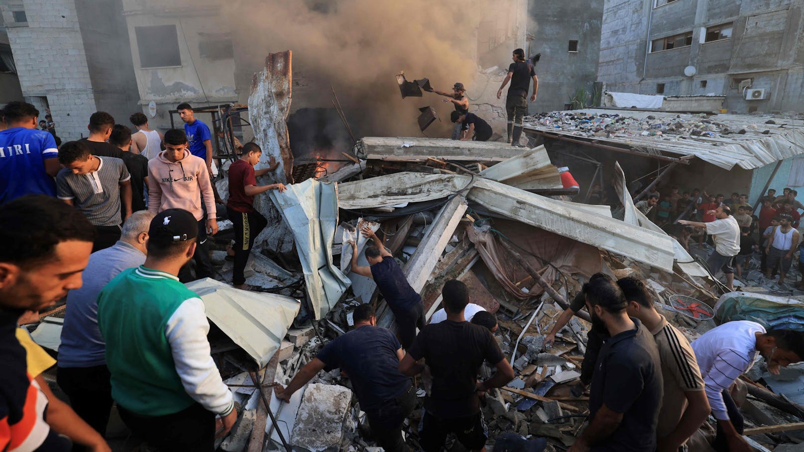 Laut Israel wurden durch die Angriffe Terroristen getötet. 