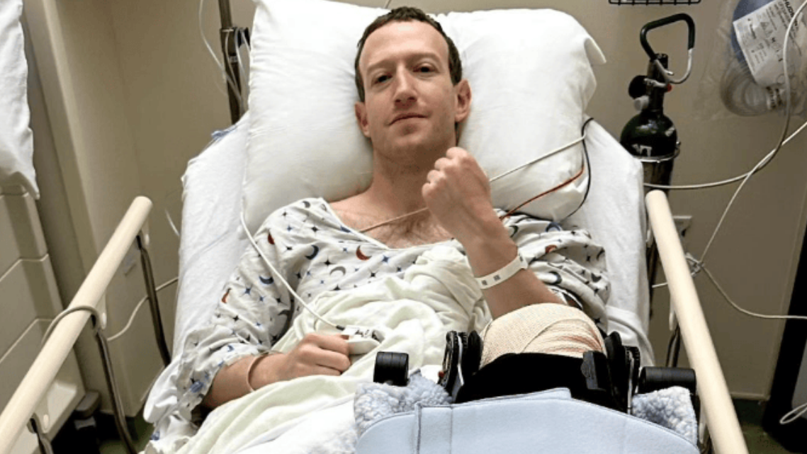 Zuckerberg liegt im Spital