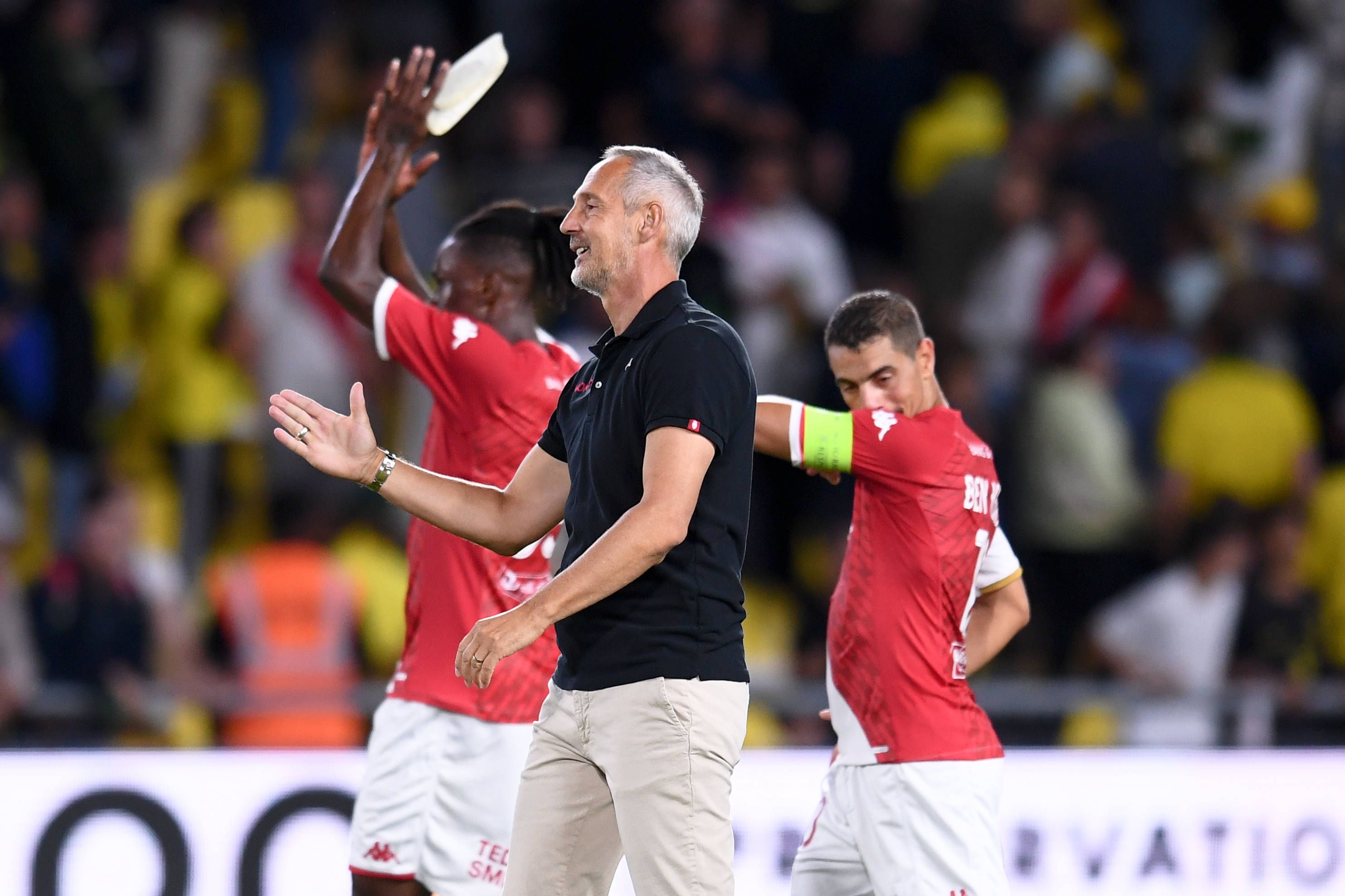 Adi Hütter jubelt in Monaco.