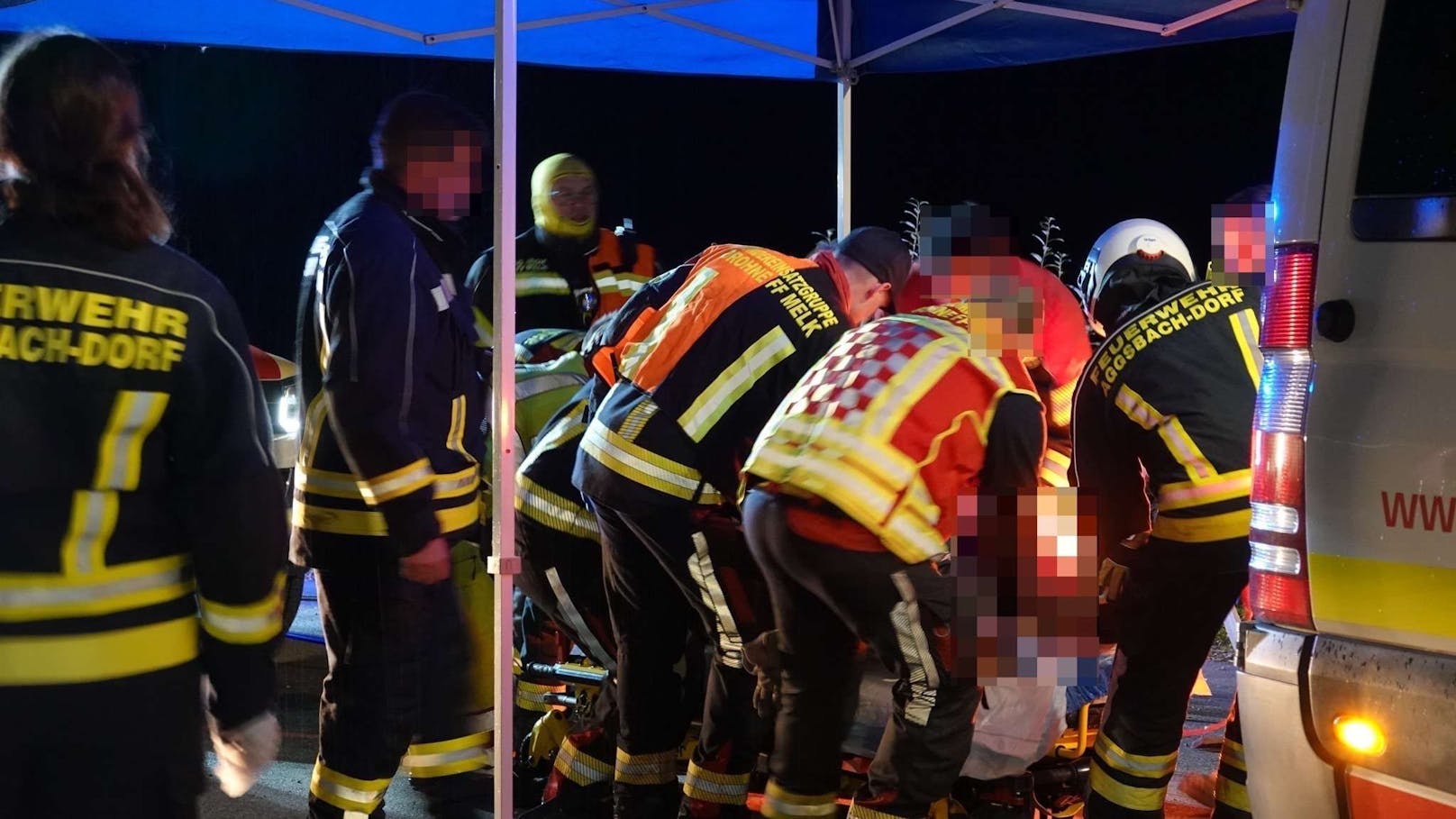 ... zwei Feuerwehr-Drohnen sowie eine Polizei-Drohne zum Einsatz kamen.