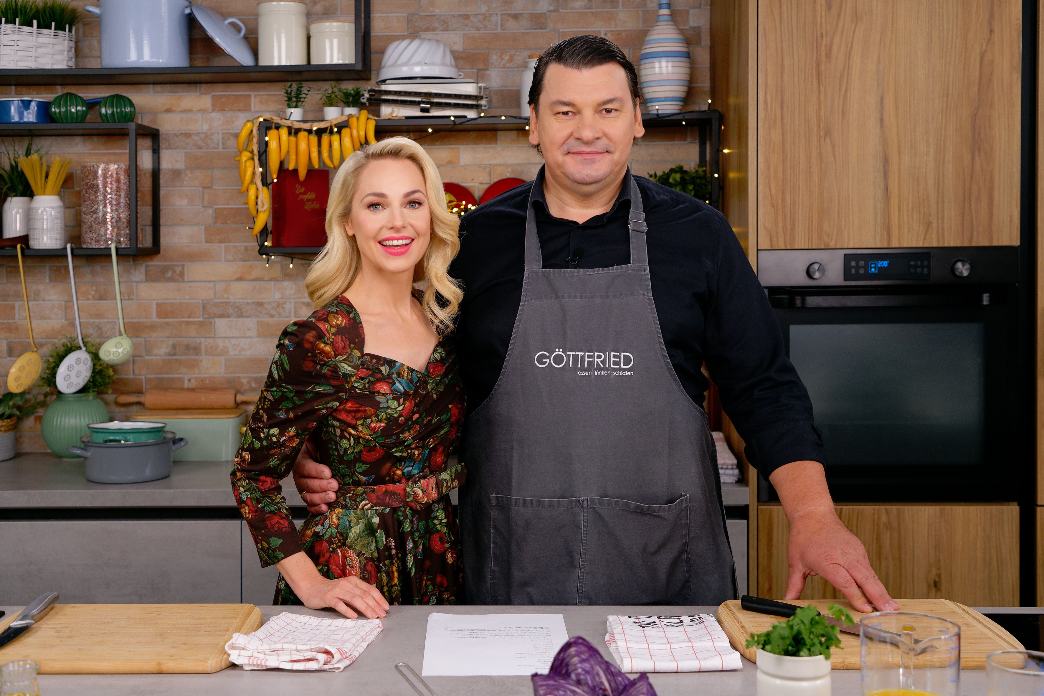 Silvia Schneider mit ihrem Lehrmeister Christian Göttfried