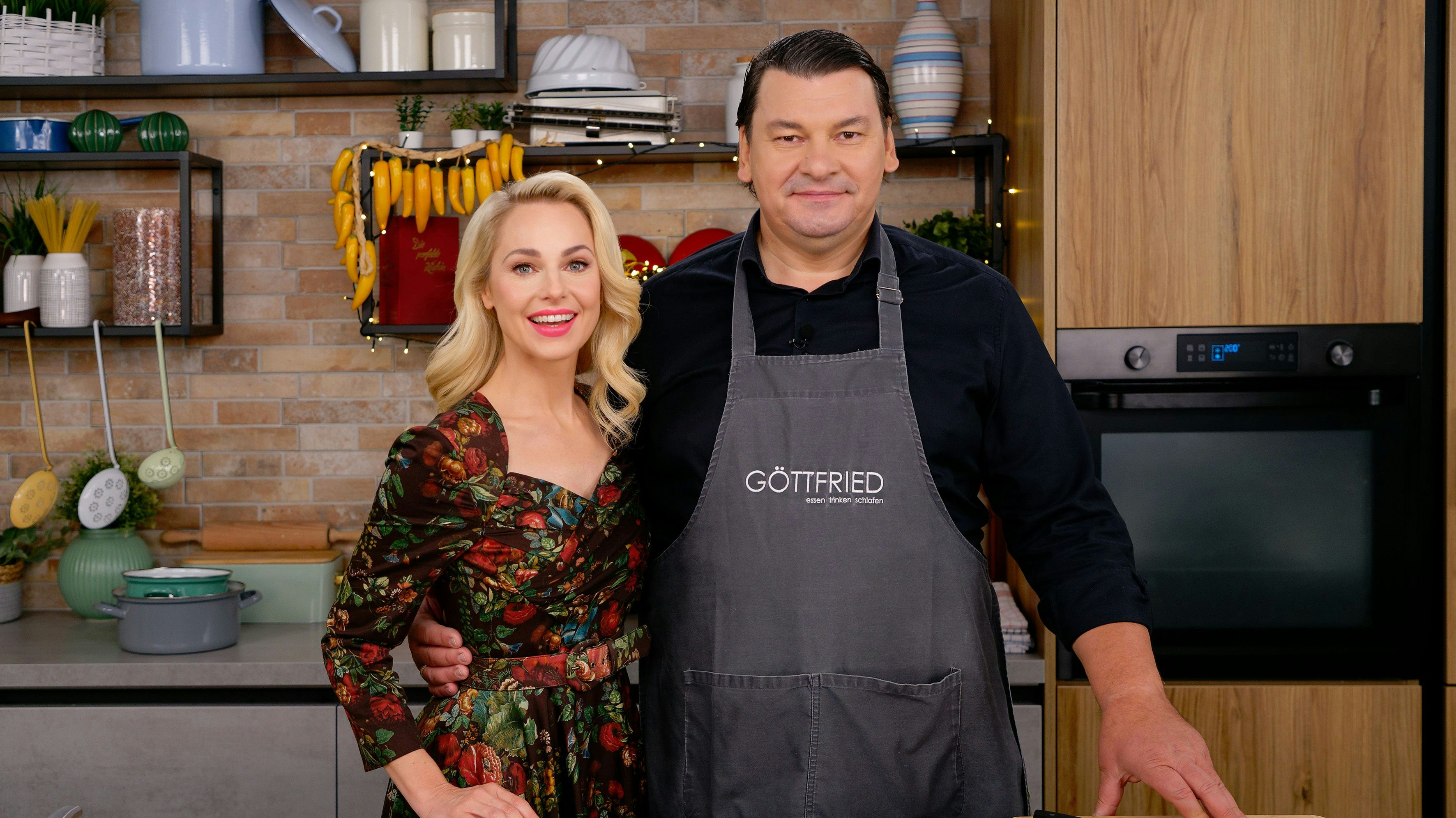 Silvia Schneider mit ihrem Lehrmeister Christian Göttfried