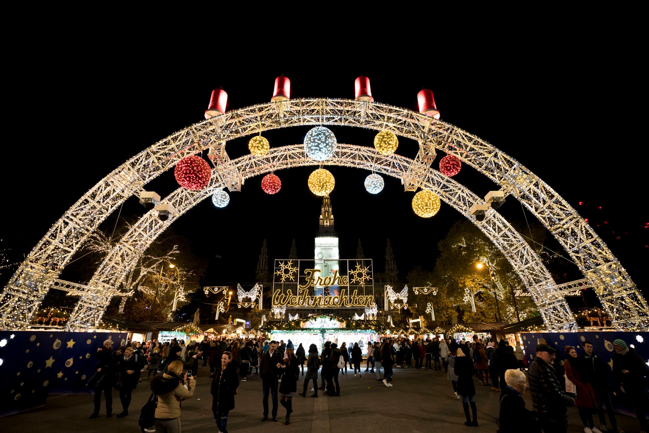 Christkindlmarkt am Wiener Rathausplatz öffnet schon diese Woche seine Pforten. 