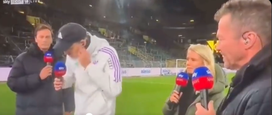 Thomas Tuchel bricht das Sky-Interview ab.