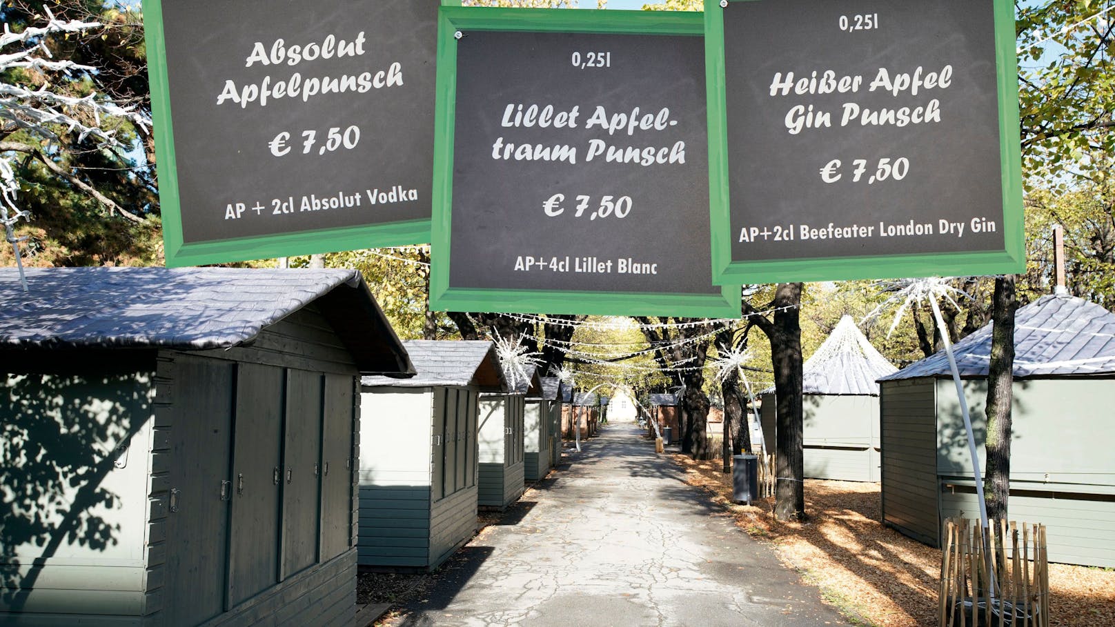 Häferl Punsch am Wiener Adventmarkt kostet 7,50 Euro