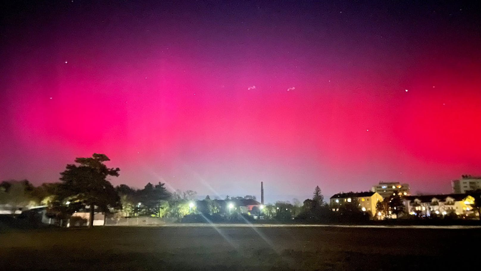 Starker Sonnensturm – wieder Polarlichter in Österreich