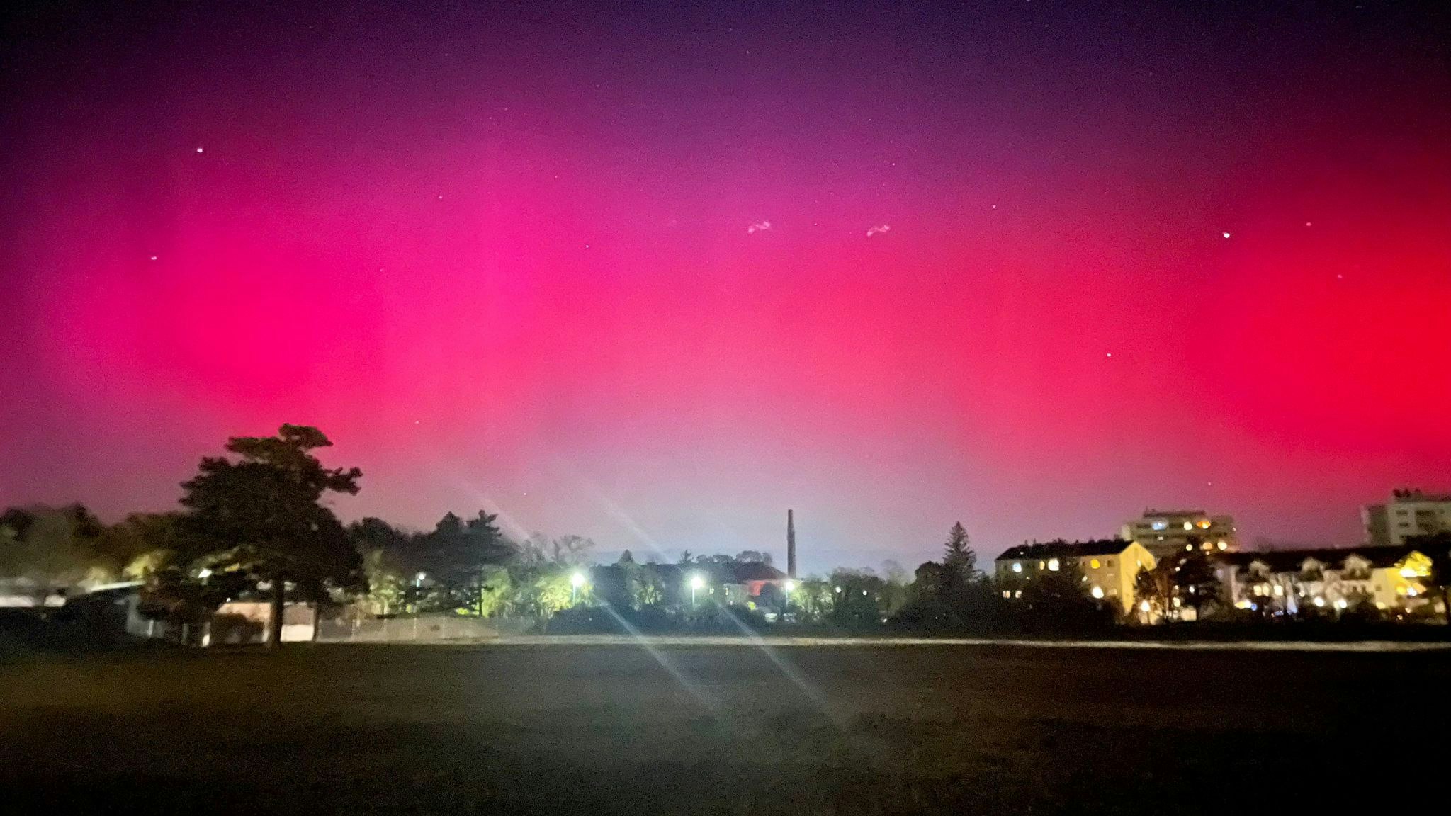Seltenes Naturspektakel: Auch in Österreich waren die Polarlichter am 5. November deutlich zu sehen.
