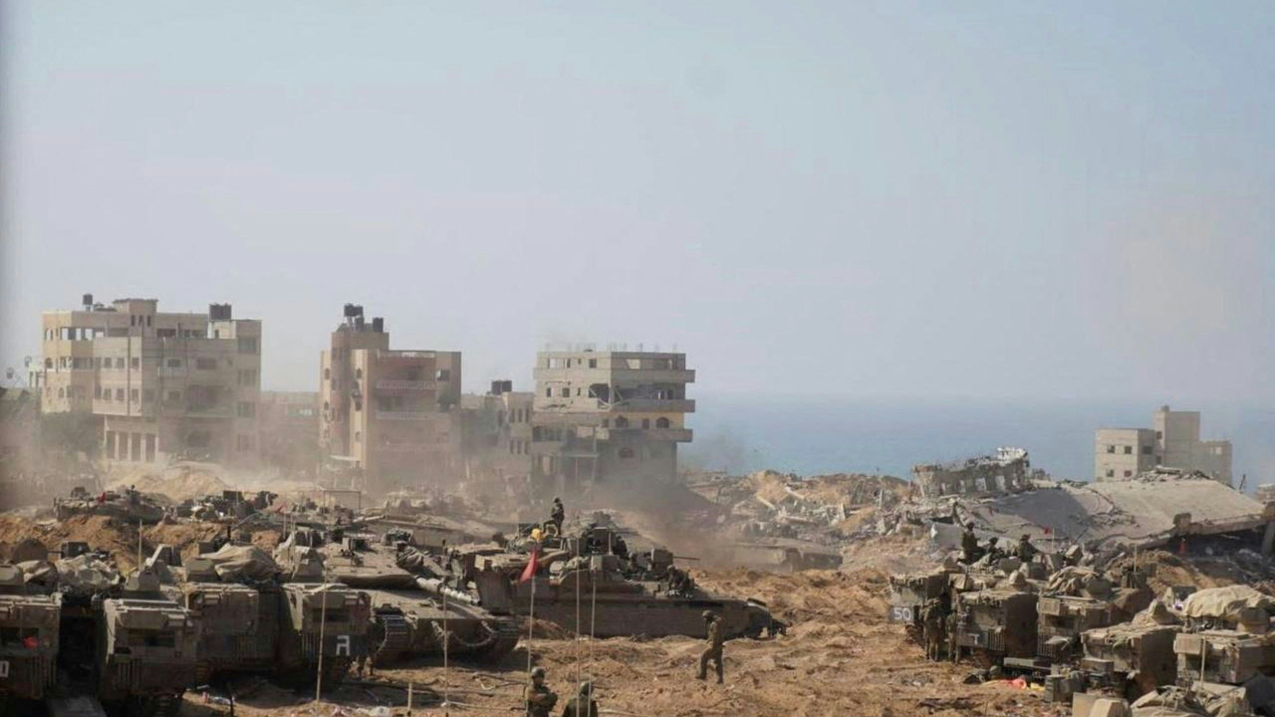 Die Stadt Gaza wurde vom israelischen Militär eingekesselt. 