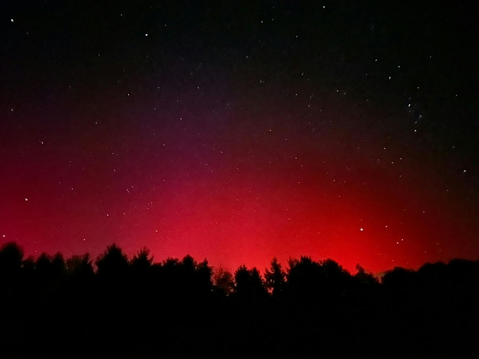 Seltenes Naturspektakel: Auch in Österreich waren die Polarlichter am 5. November deutlich zu sehen.