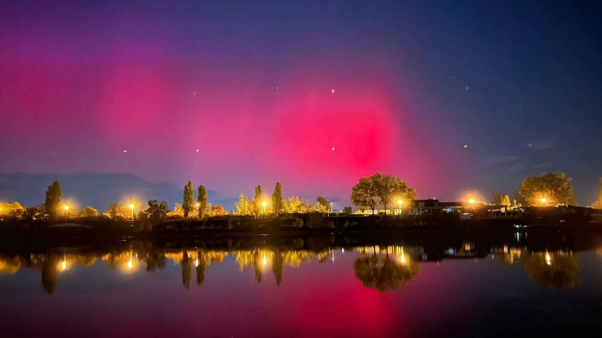 Seltenes Naturspektakel: Auch in Österreich waren die Polarlichter am 5. November deutlich zu sehen.
