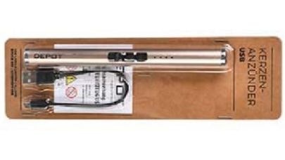 Der Kerzenanzünder USB, Gold, wird mit sofortiger Wirkung zurückgerufen.