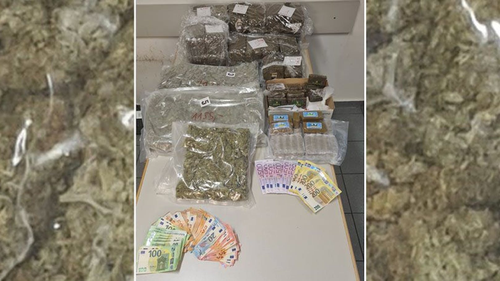 Koffer mit Cannabis und Kokain: Drogen-Duo festgenommen