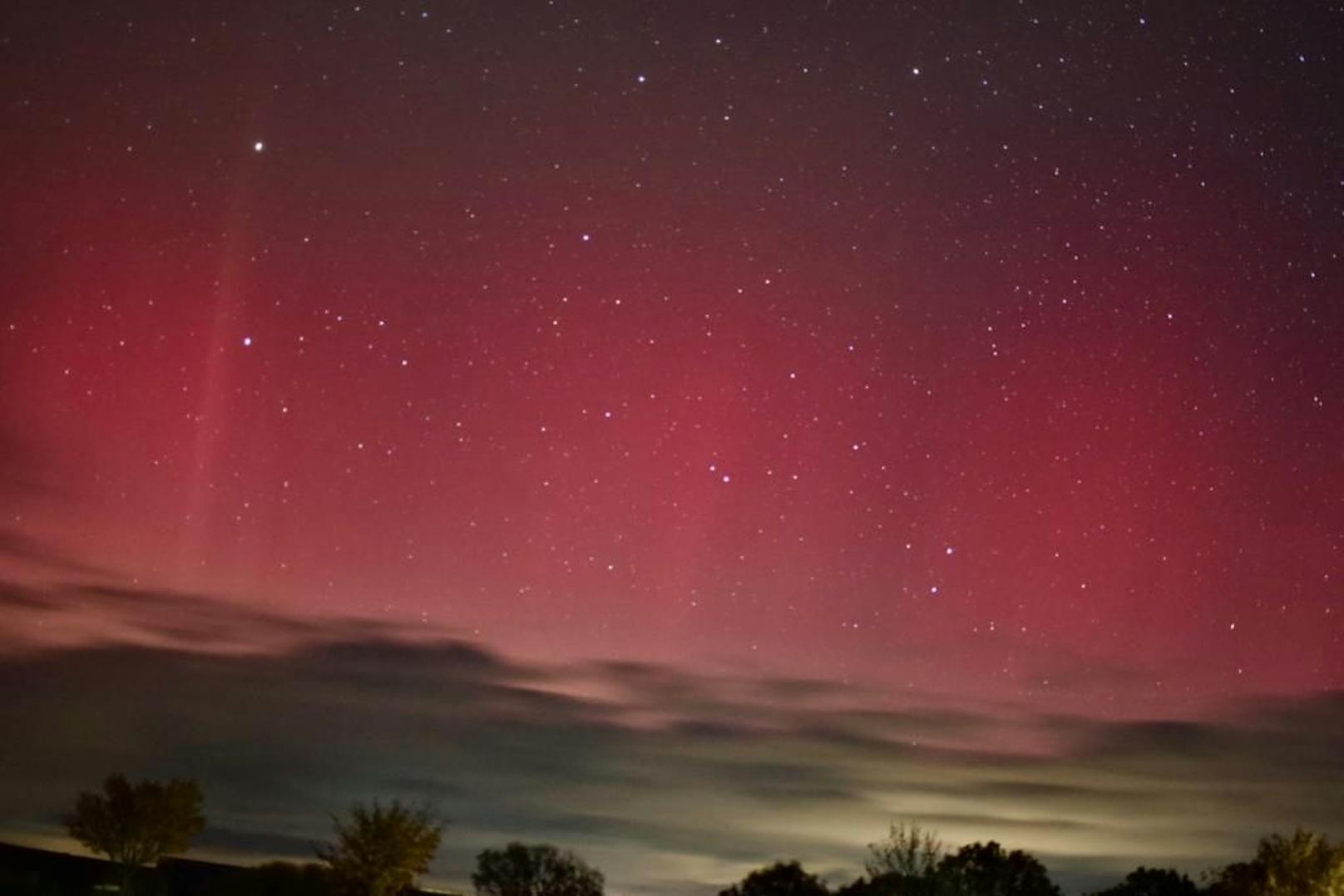 Seltenes Naturspektakel: Auch in Österreich waren die Polarlichter am 5. November deutlich zu sehen.