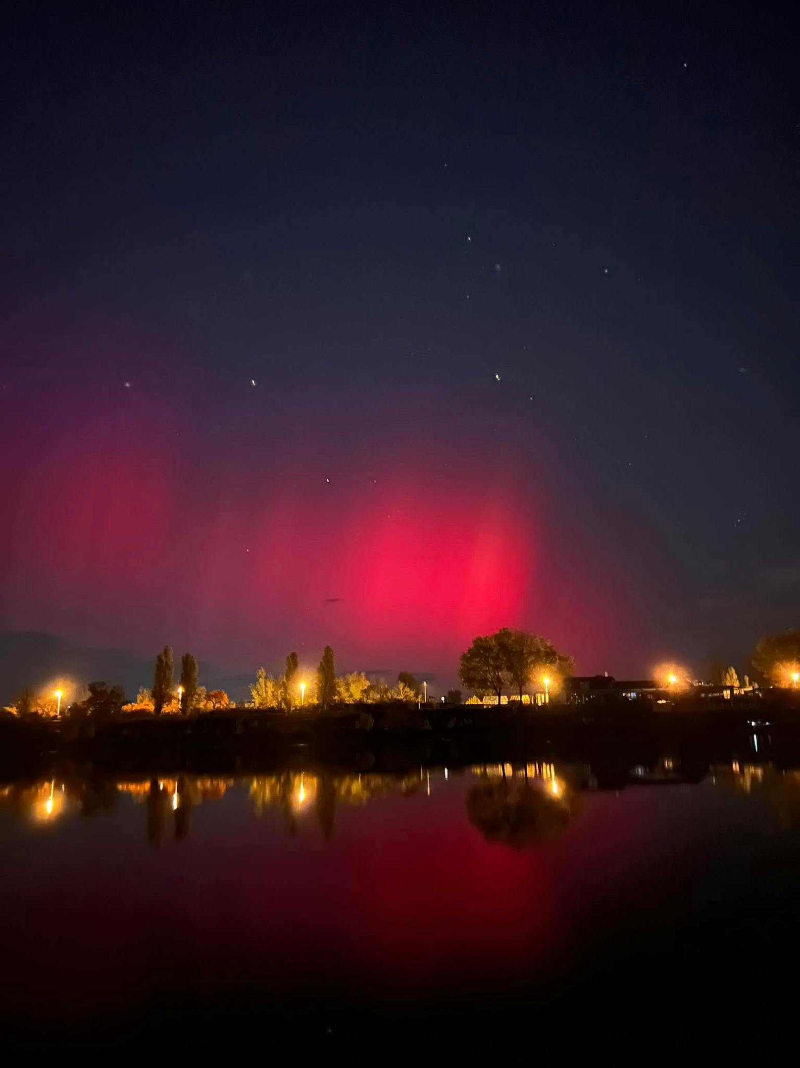 Seltenes Naturspektakel: Auch in Österreich waren die Polarlichter am 5. November deutlich zu sehen.