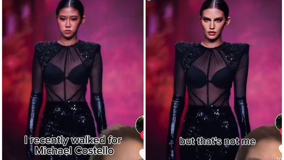 Hat der Designer das Foto verändert oder war es, wie er behauptet, ein Fan? Model Shereen Wu ließ die Wogen auf ihrem TIk Tok Kanal hochgehen. 