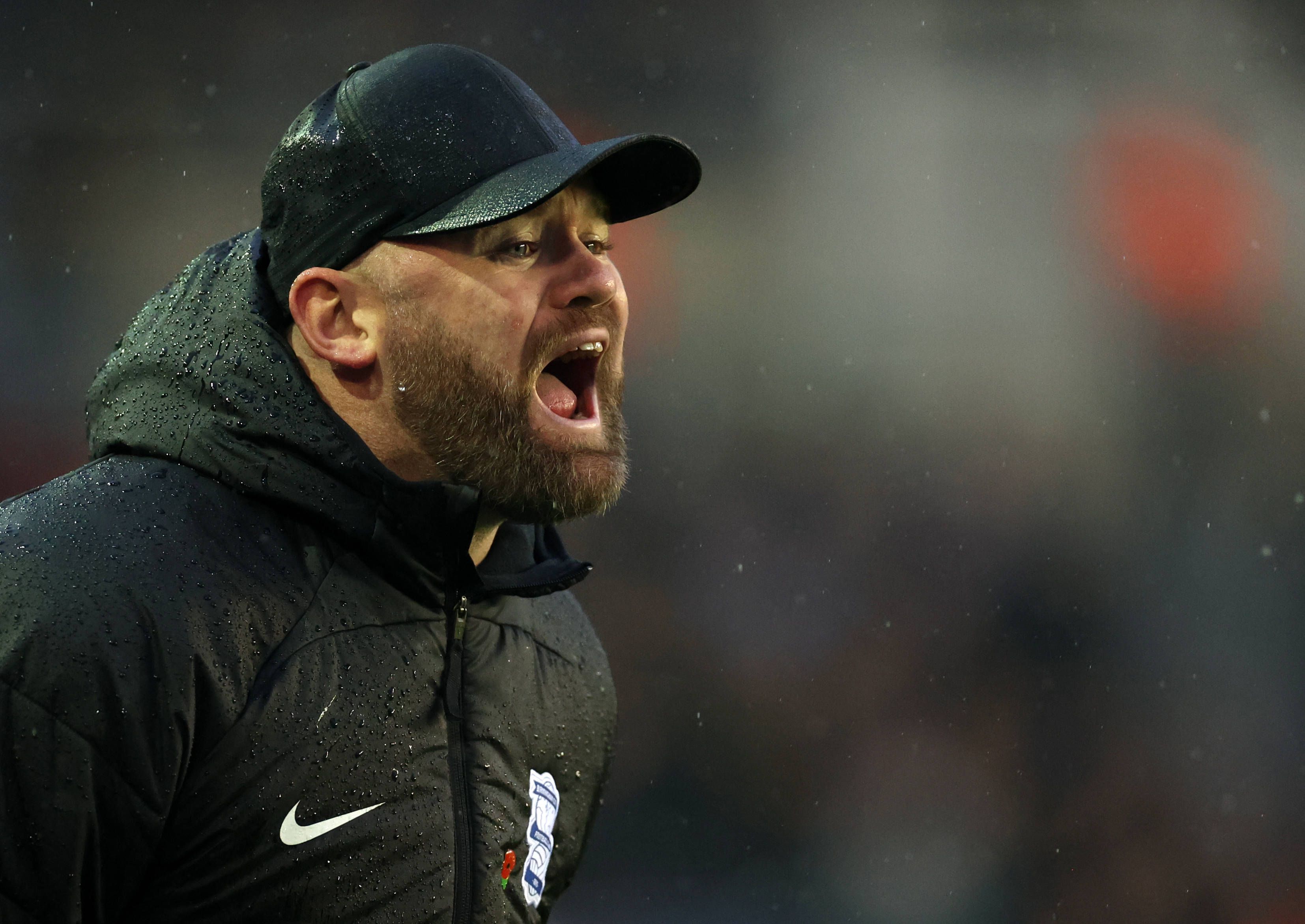 Birmingham-Trainer Wayne Rooney.