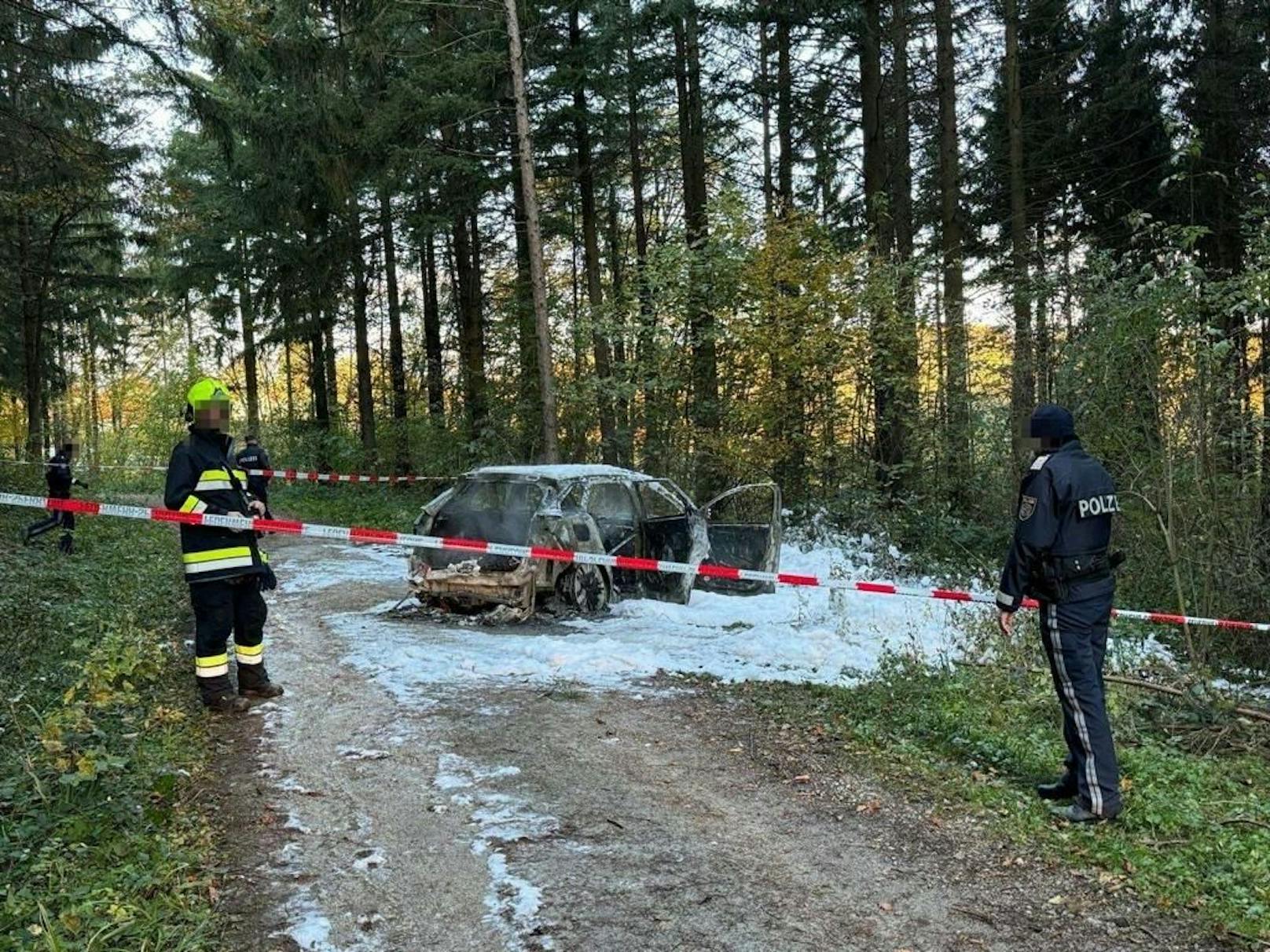 Die Polizei fahndete auch nach den Unbekannten. 