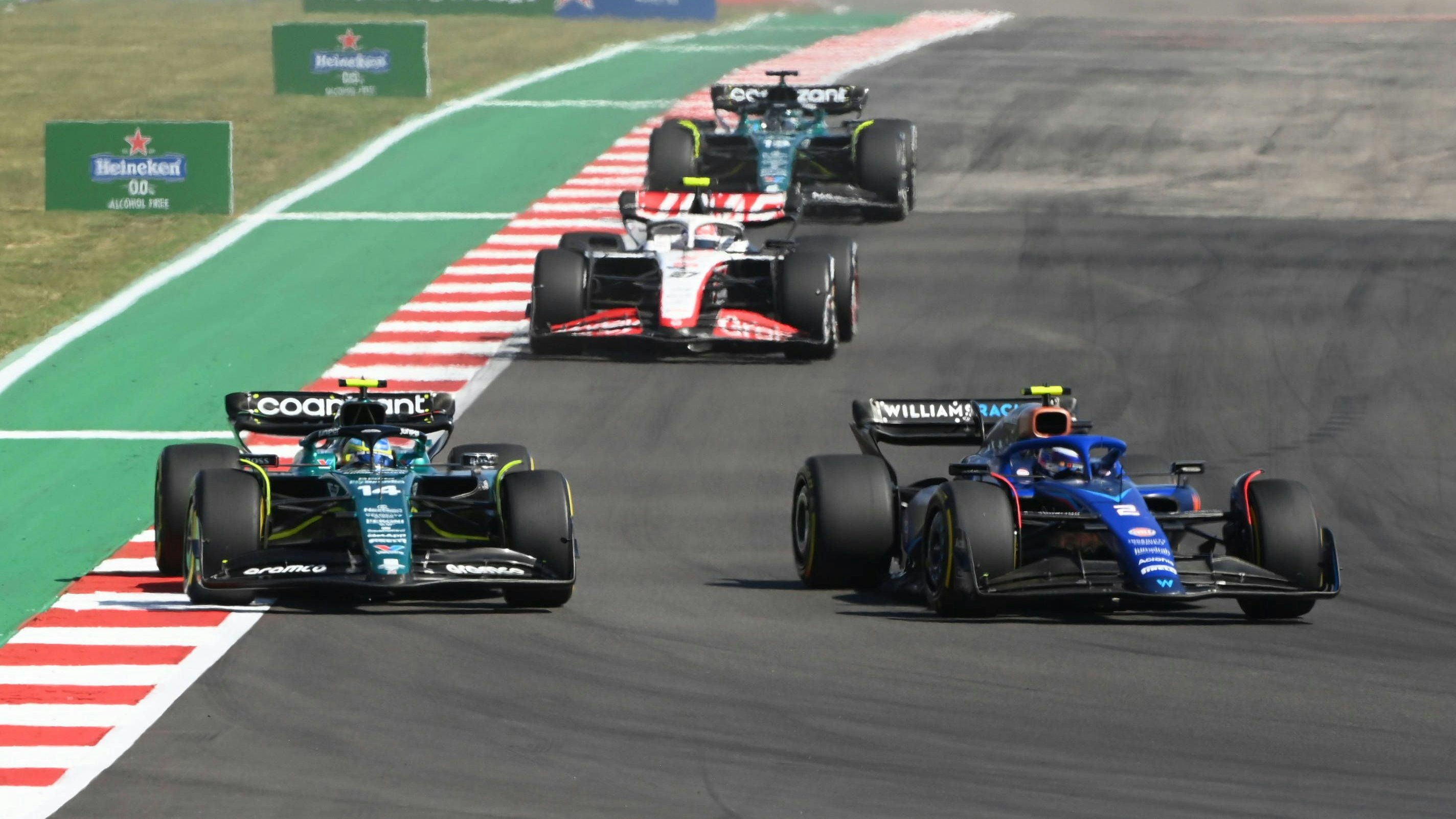 Die beiden Williams-Piloten stehen beim Haas-Protest im Fokus. 