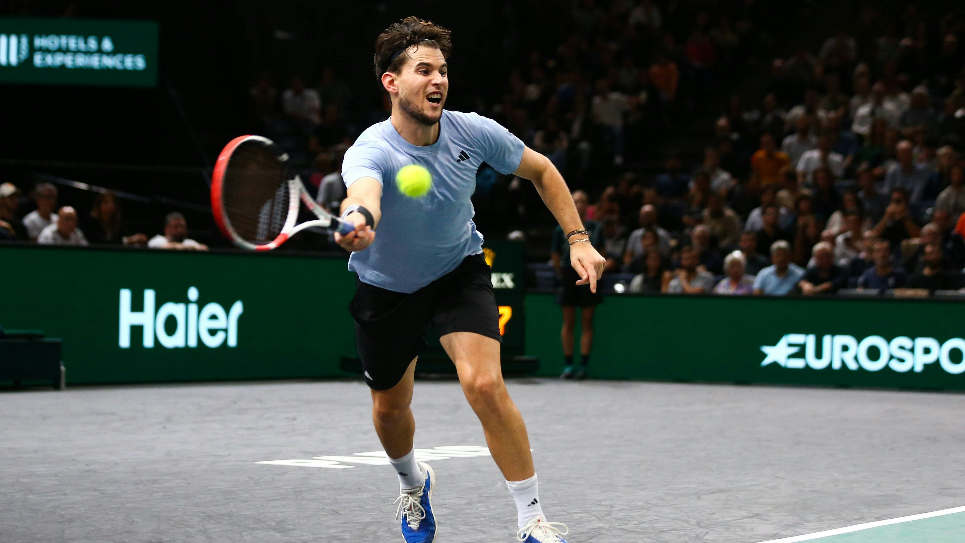 Dominic Thiem in Metz. 