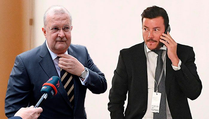 Der Ex-Porsche-Chef (hier links im Bild) stieg schon 2016 bei René Benkos Signa als Aktionär aus.