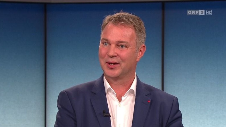 SPÖ-Chef Andreas Babler am Dienstagabend im ORF-"Report".