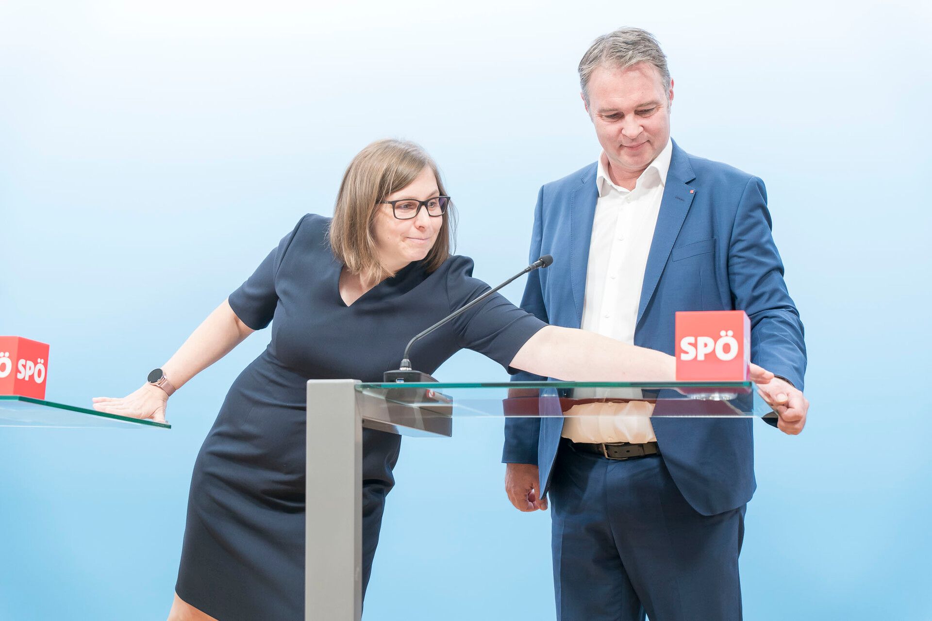 SPÖ-Bundesgeschäftsführerin Sandra Breiteneder rechnet mit einem guten Ergebnis für Andreas Babler am Parteitag.