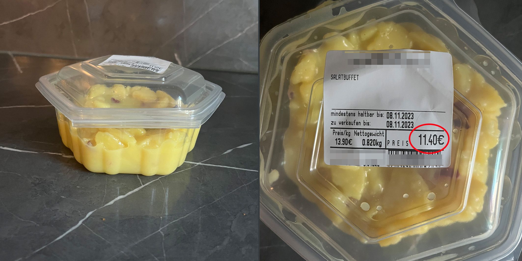 Eine Wienerin ärgerte sich unlängst über den Preis vom Kartoffelsalat: 