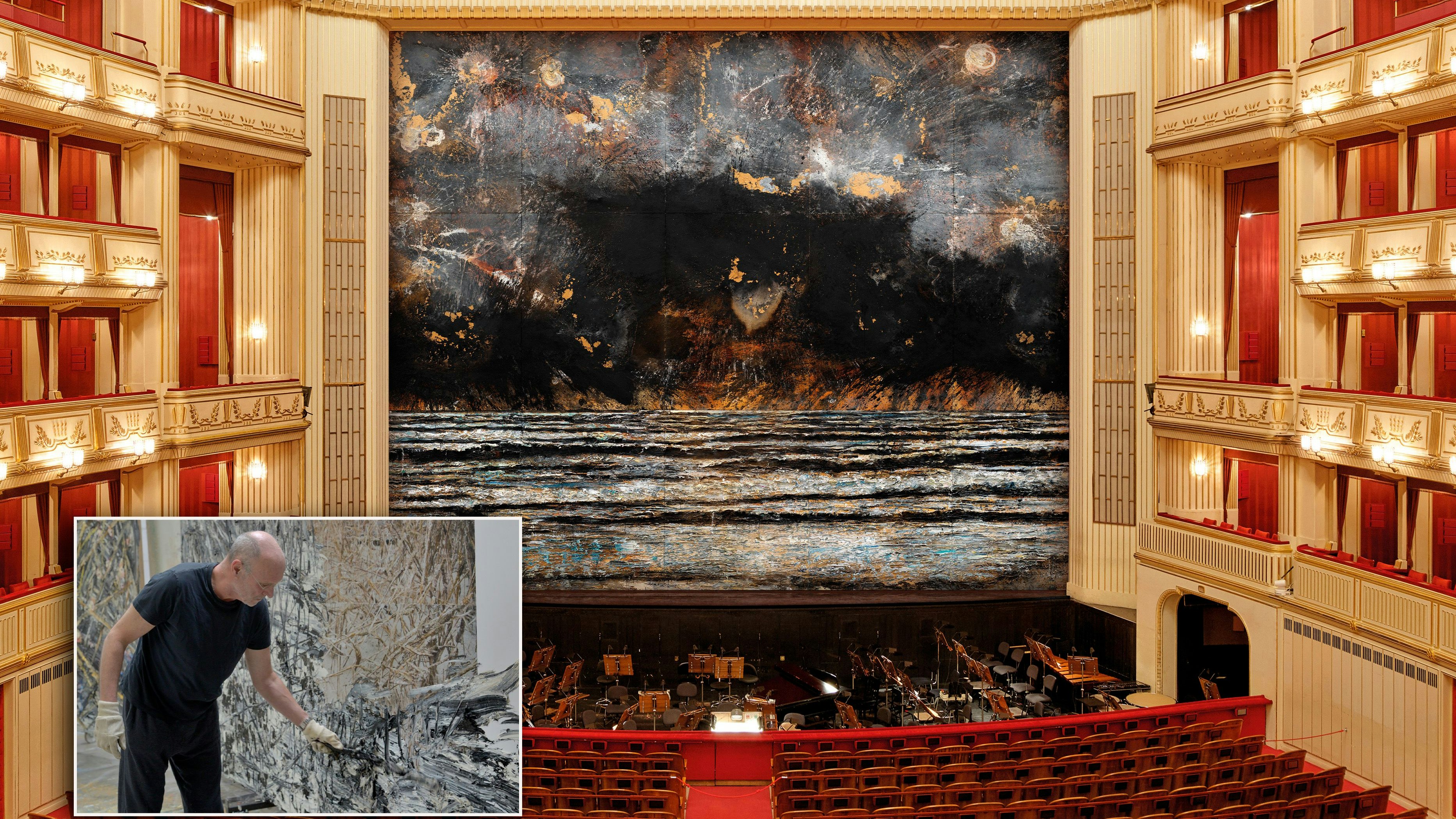 Die Wiener Staatsoper holt Kunst-Superstar Anselm Kiefer vor den (Eisernen) Vorhang.