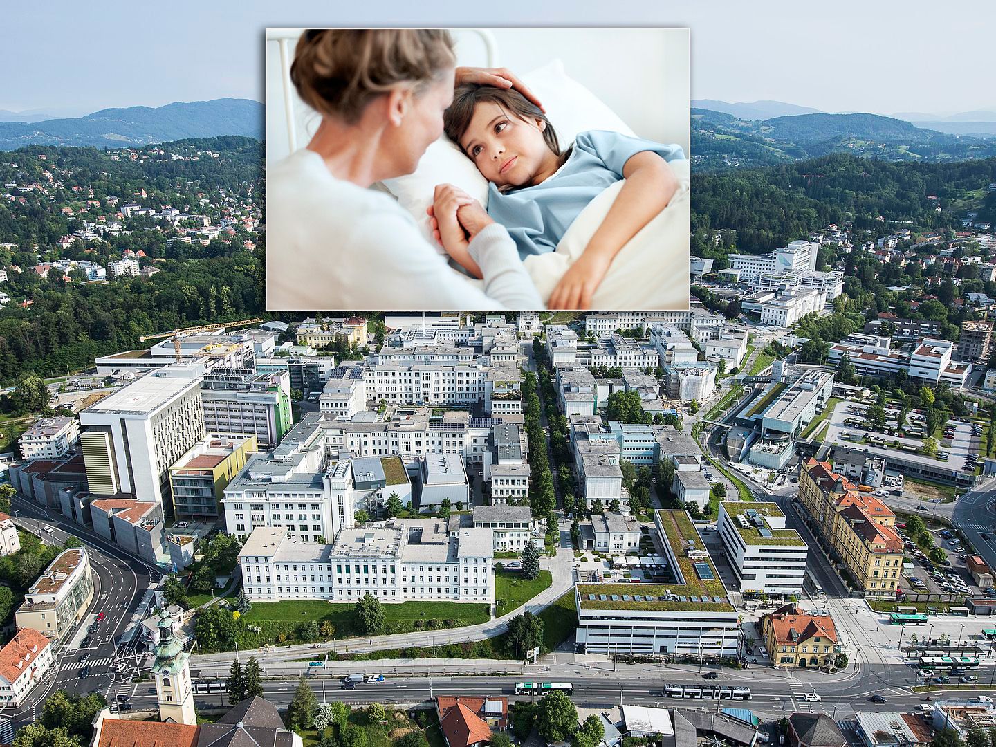 Das LKH Graz rüstet sich für den erwarteten Patientenansturm, besonders von Kindern.