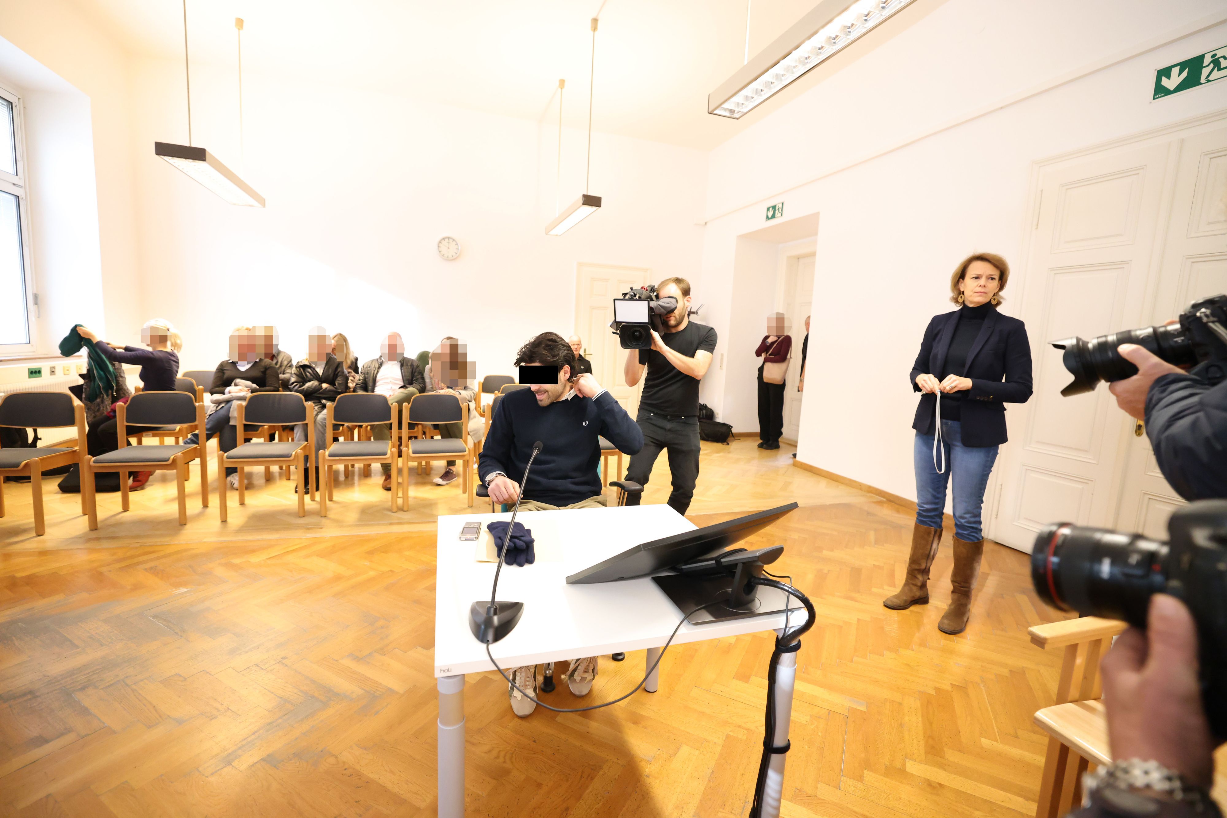 Der Syrer war nur als Tourist in Wien, krachte bei der Börse in das Auto einer Mutter. Die Tochter trauerte im Gerichtssaal.