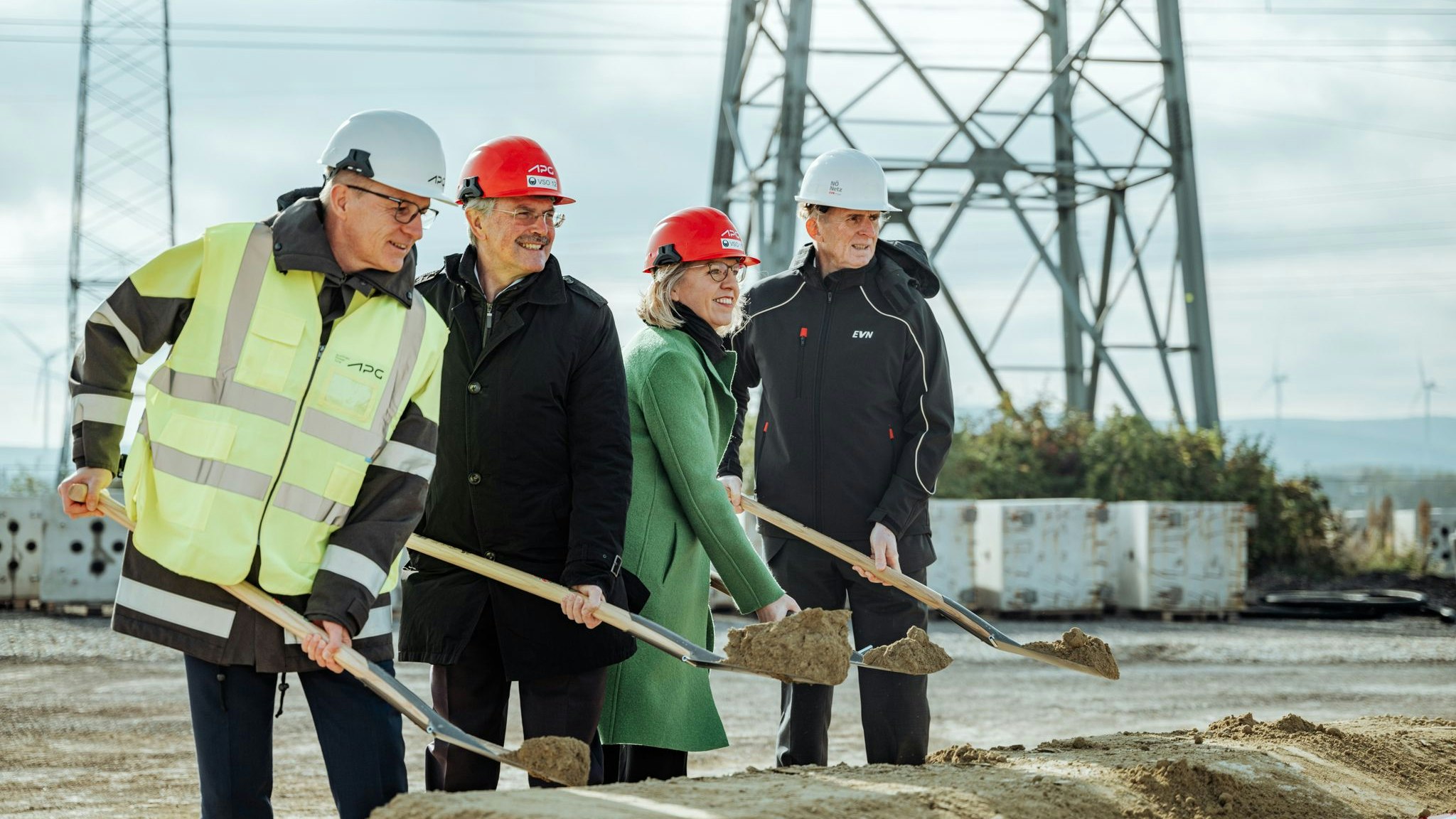 Spatenstich Umspannwerk Sarasdorf
