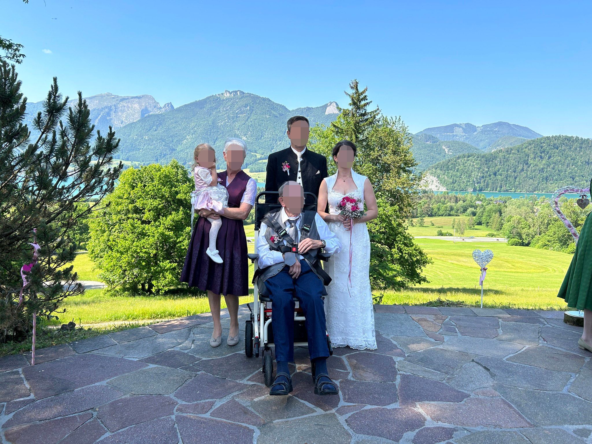 Der Patient war überglücklich, bei der Hochzeit seines Sohnes dabei zu sein.