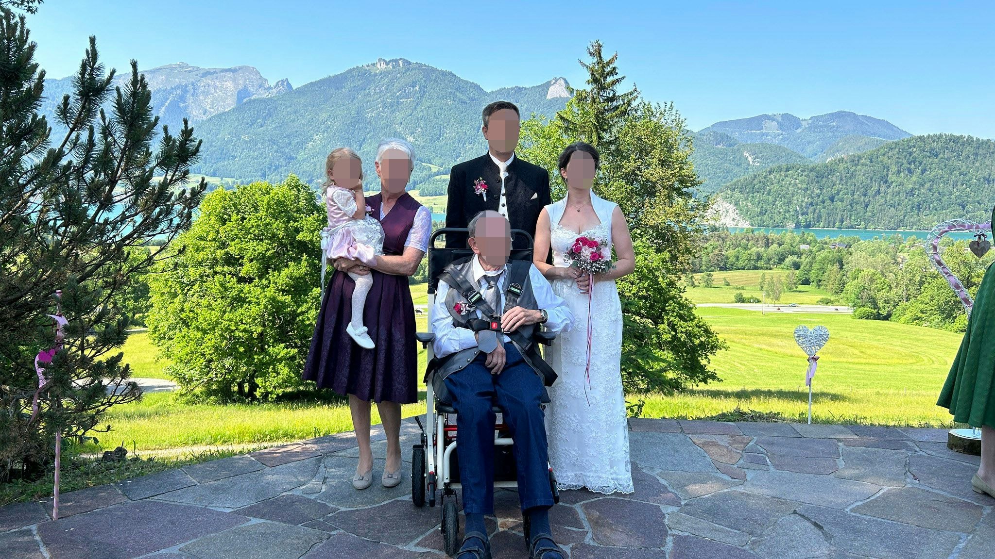 Der Patient war überglücklich, bei der Hochzeit seines Sohnes dabei zu sein.