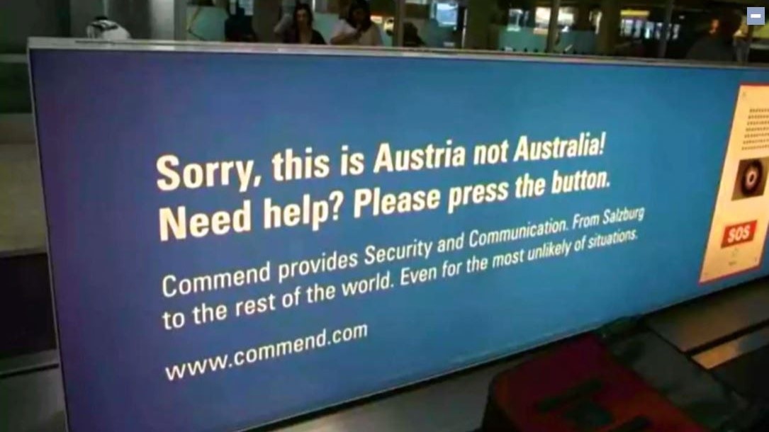 Schalter für verirrte Reisende – was ist an diesem Bild dran?