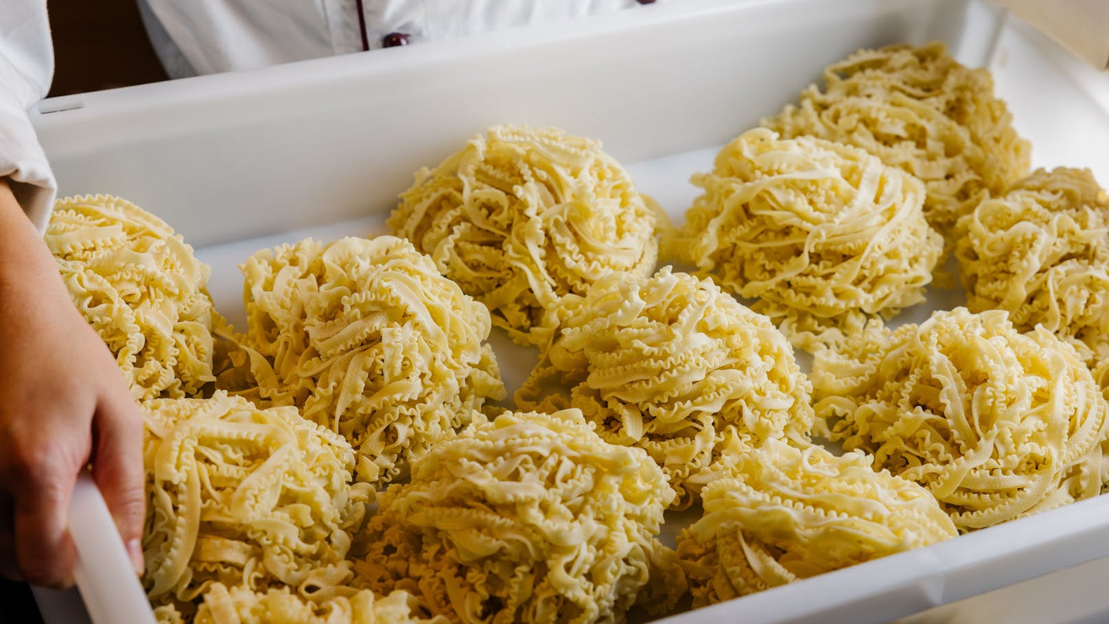 Ab dem 16. November können sich Pasta-Liebhaber auf eine noch größere Vielfalt an Pasta-Kreationen freuen. Neue hausgemachte Sorte: Pappardelle. 