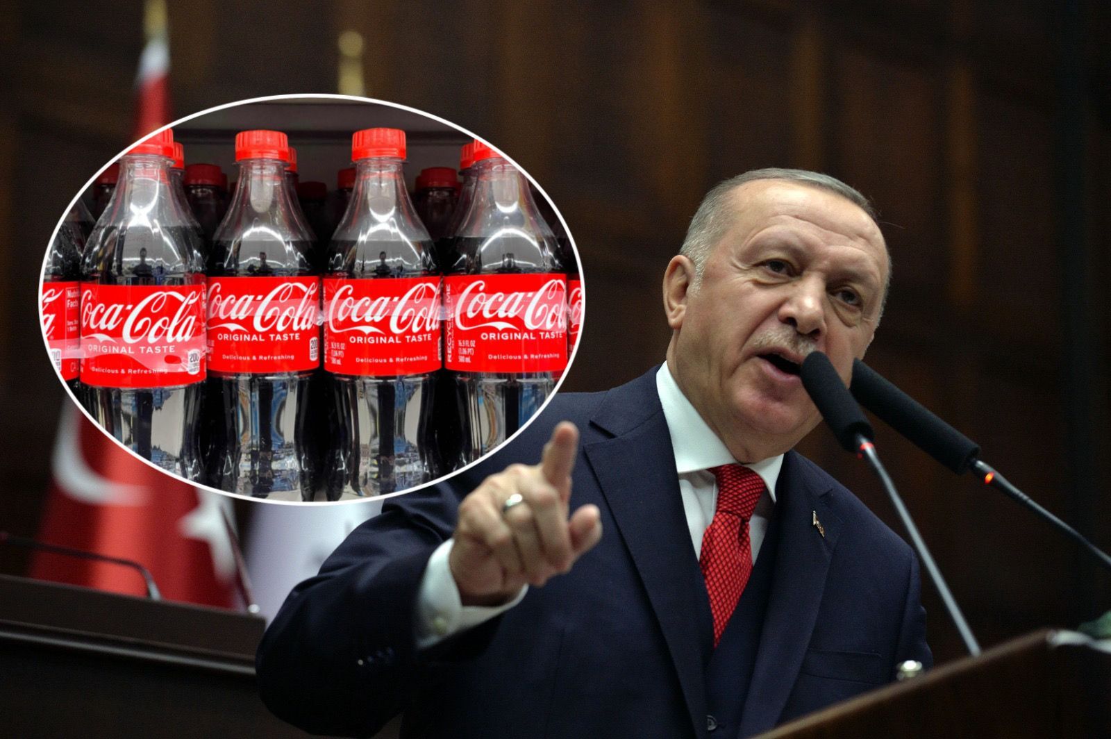 Im türkischen Parlament wurden Coca-Cola-Produkte nun von der Speisekarte verbannt.