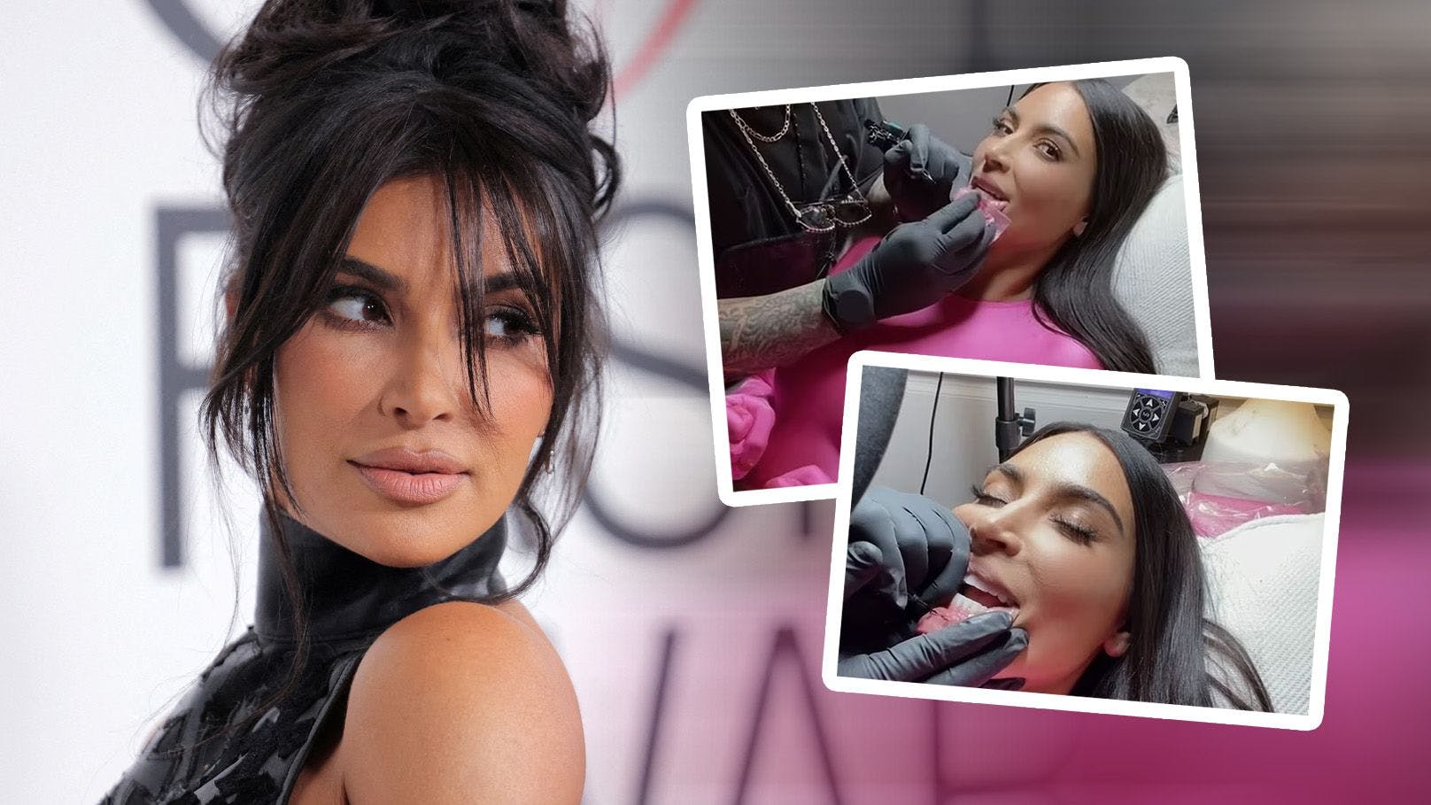 Kim Kardashian zeigt erstmals ihr Tattoo – im Mund