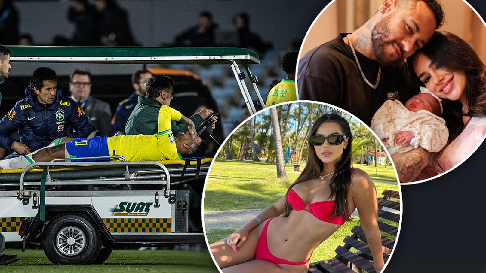 Neymar: Verletzt, Baby fast entführt, Freundin tot